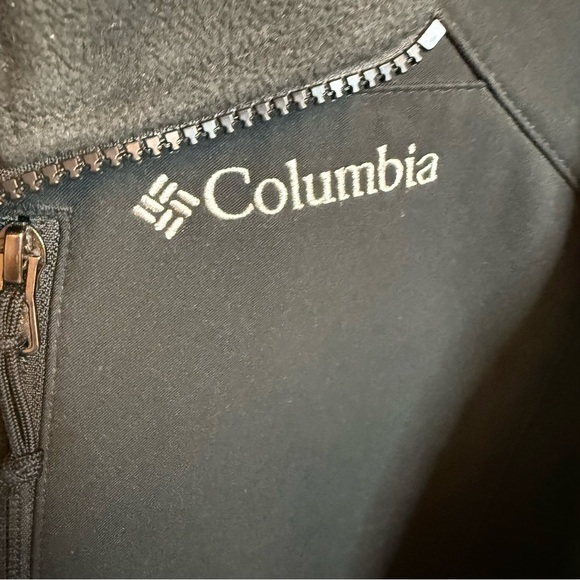 Columbia | Men's Ascender Soft Shell Black Jacket | Sz L - Picture 6 of 12